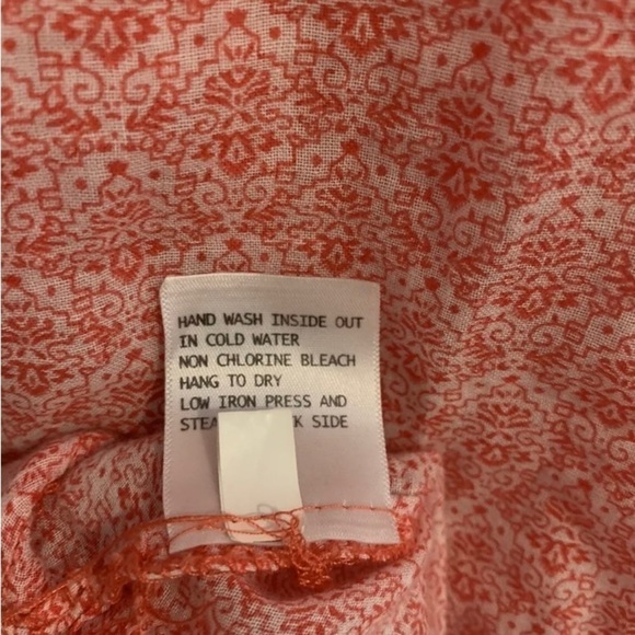 Saint Tropez West tunic long sleeve 100% cotton pink womens large​​ - Picture 4 of 6